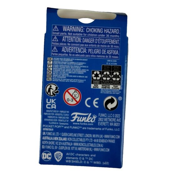 Funko Pocket Pop DC Heroes Superman Santa  Vinyl Figure Decorative Keychain New - Picture 2 of 6